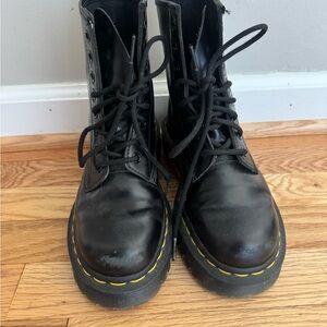 Dr. Martens Black Combat Boots